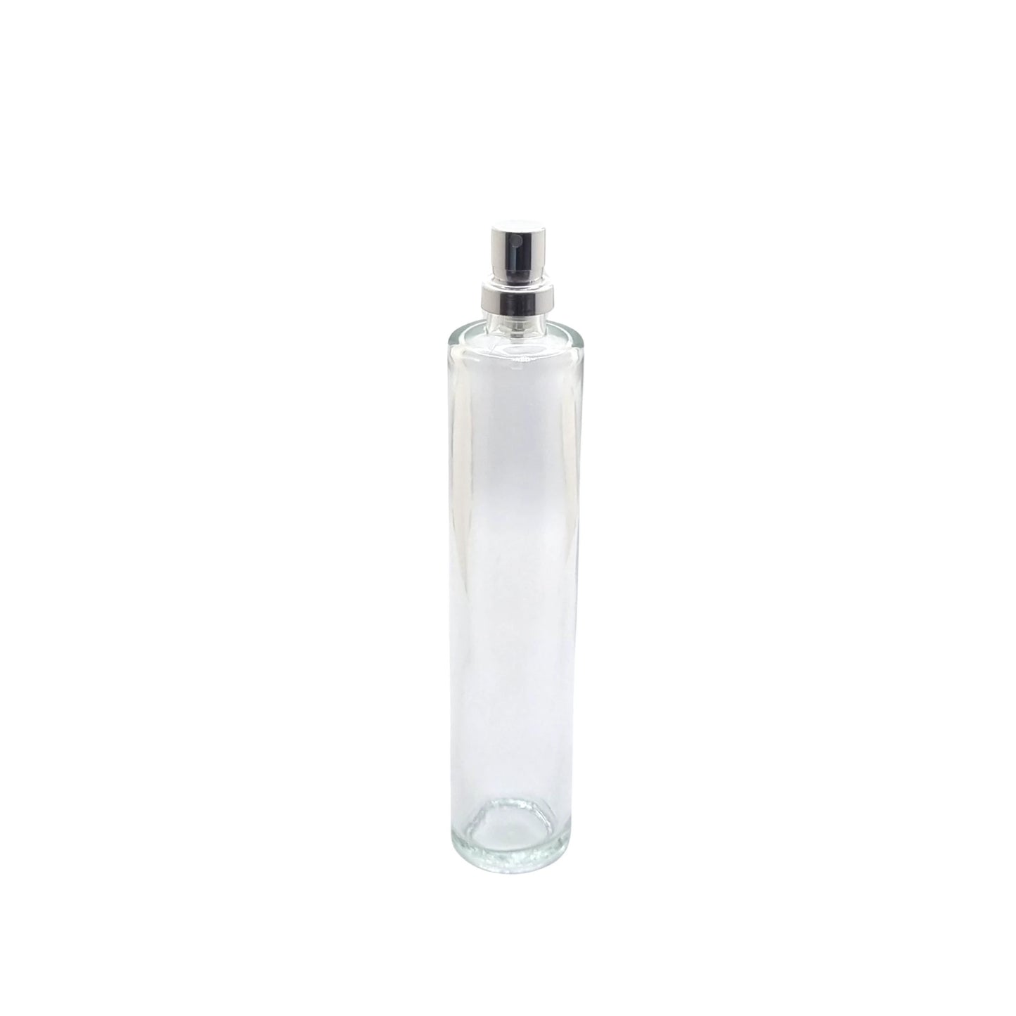 50ml Tall Cuban Clear Round Glass Bottle