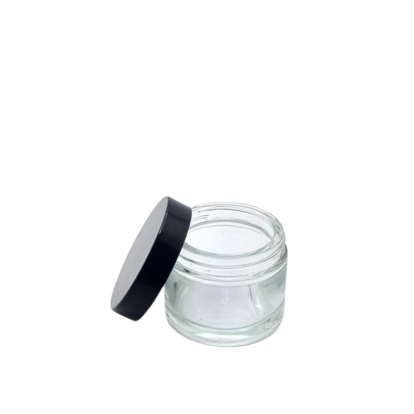 50ml Tizianno Clear Glass Round Jar (Pallet Qty 5,415 Units)