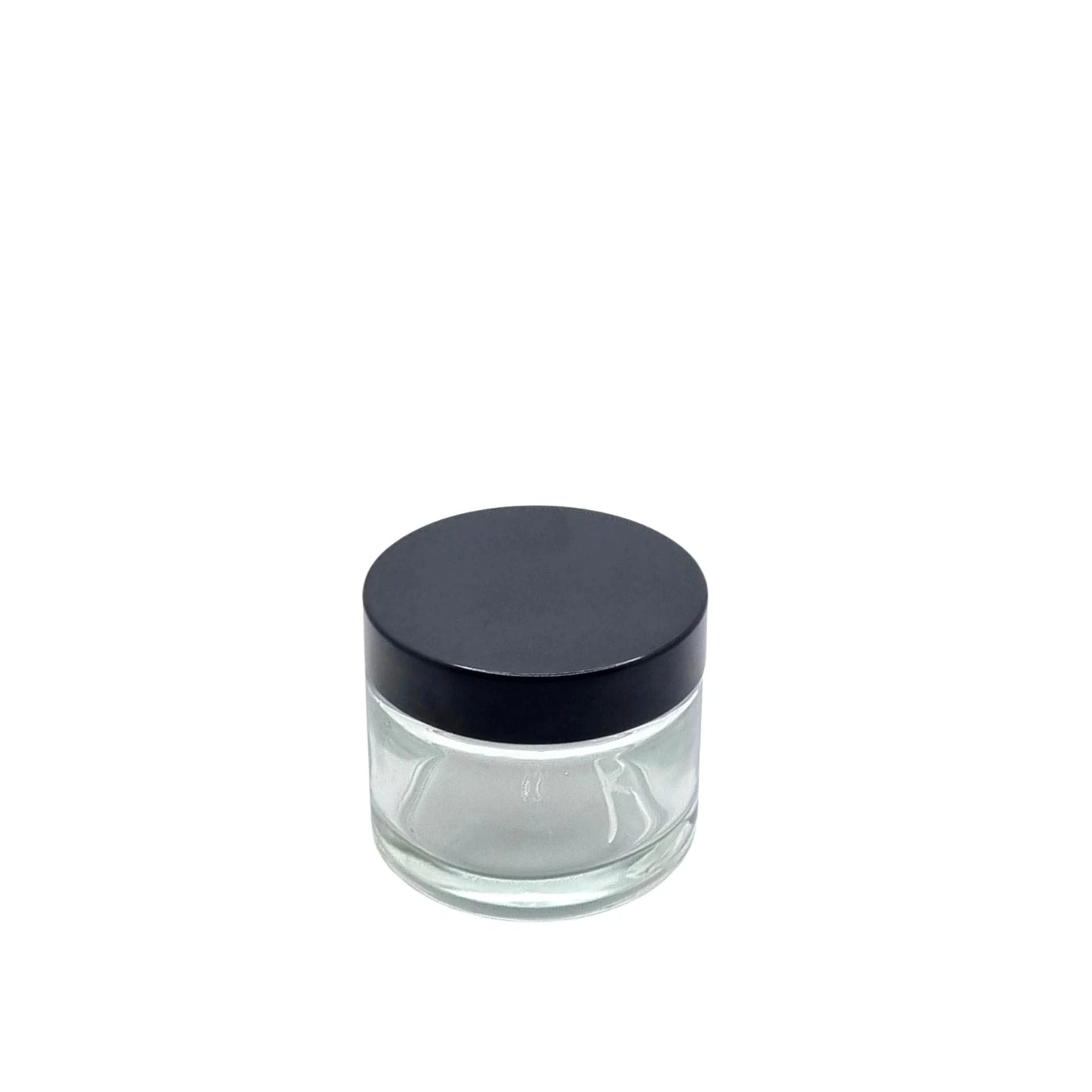 50ml Tizianno Clear Glass Round Jar (Pallet Qty 5,415 Units)