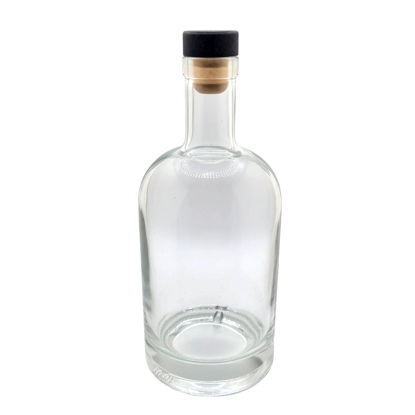 700ml Nora Clear Round Glass Bottle (Pallet Qty 690 Units)