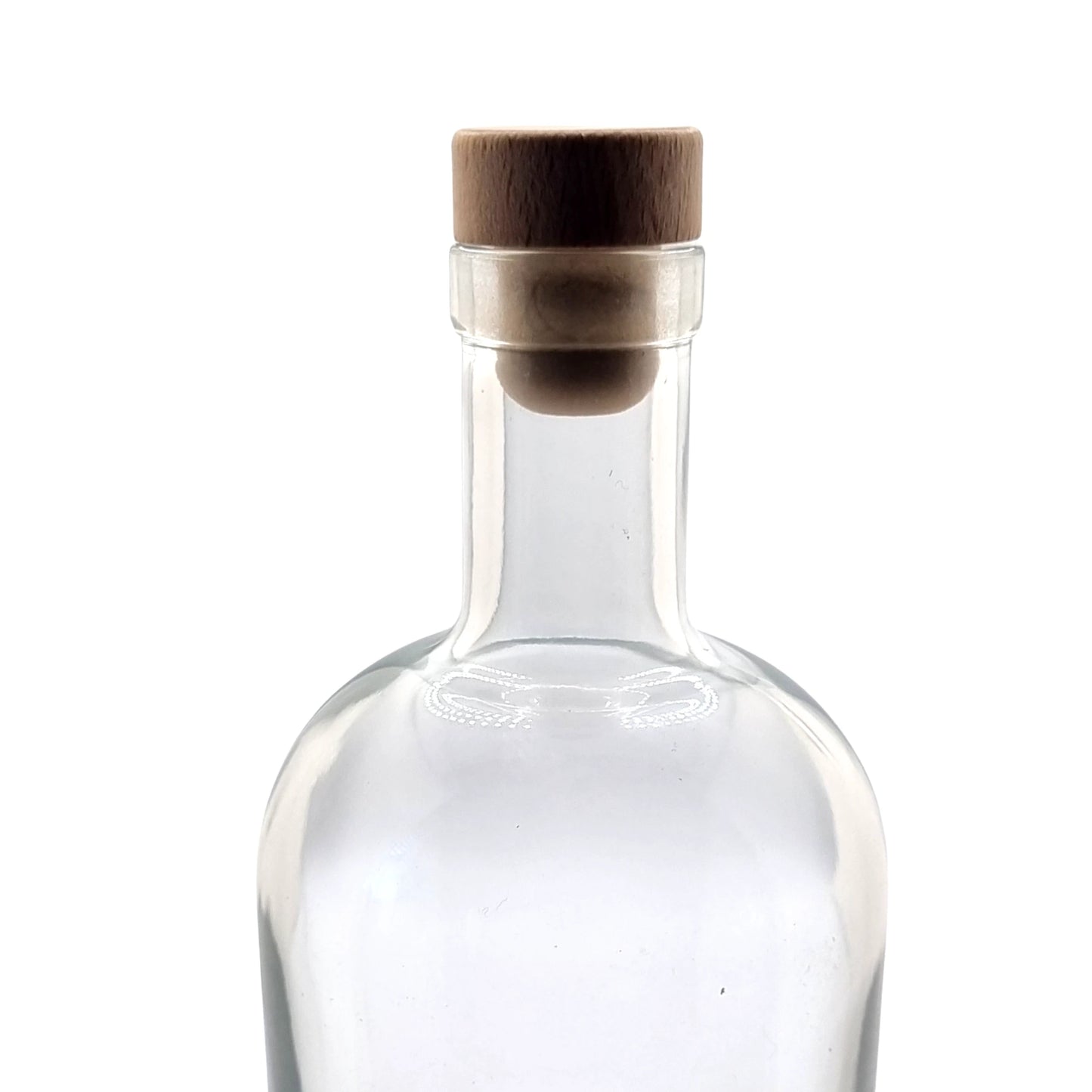 700ml Nora Clear Round Glass Bottle (Pallet Qty 690 Units)