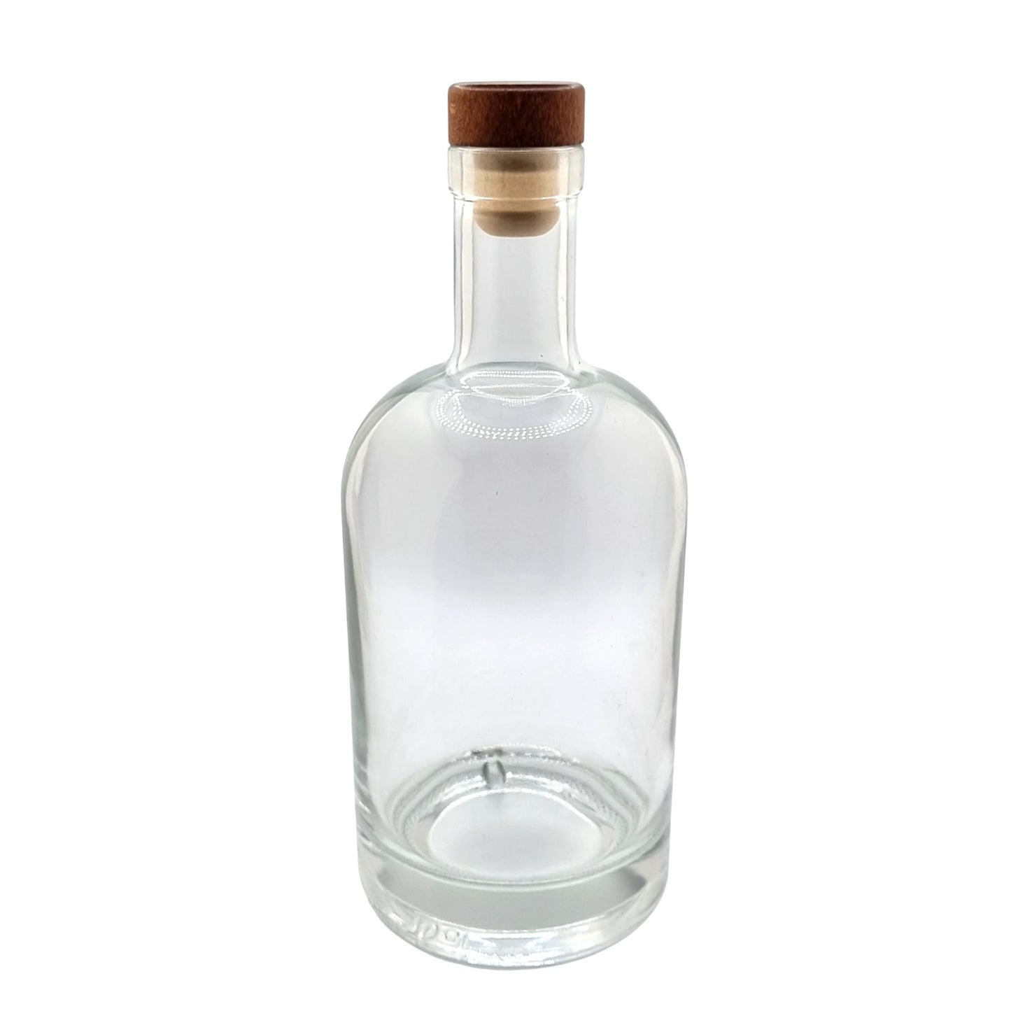700ml Nora Clear Round Glass Bottle (Pallet Qty 690 Units)