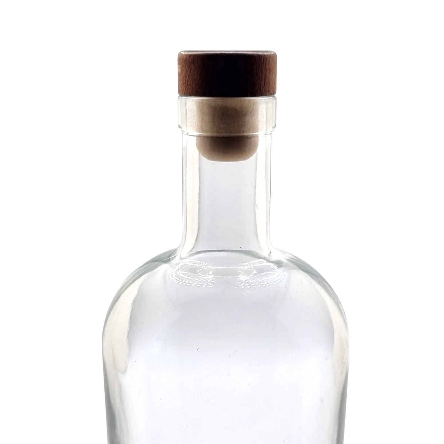 700ml Nora Clear Round Glass Bottle (Pallet Qty 690 Units)