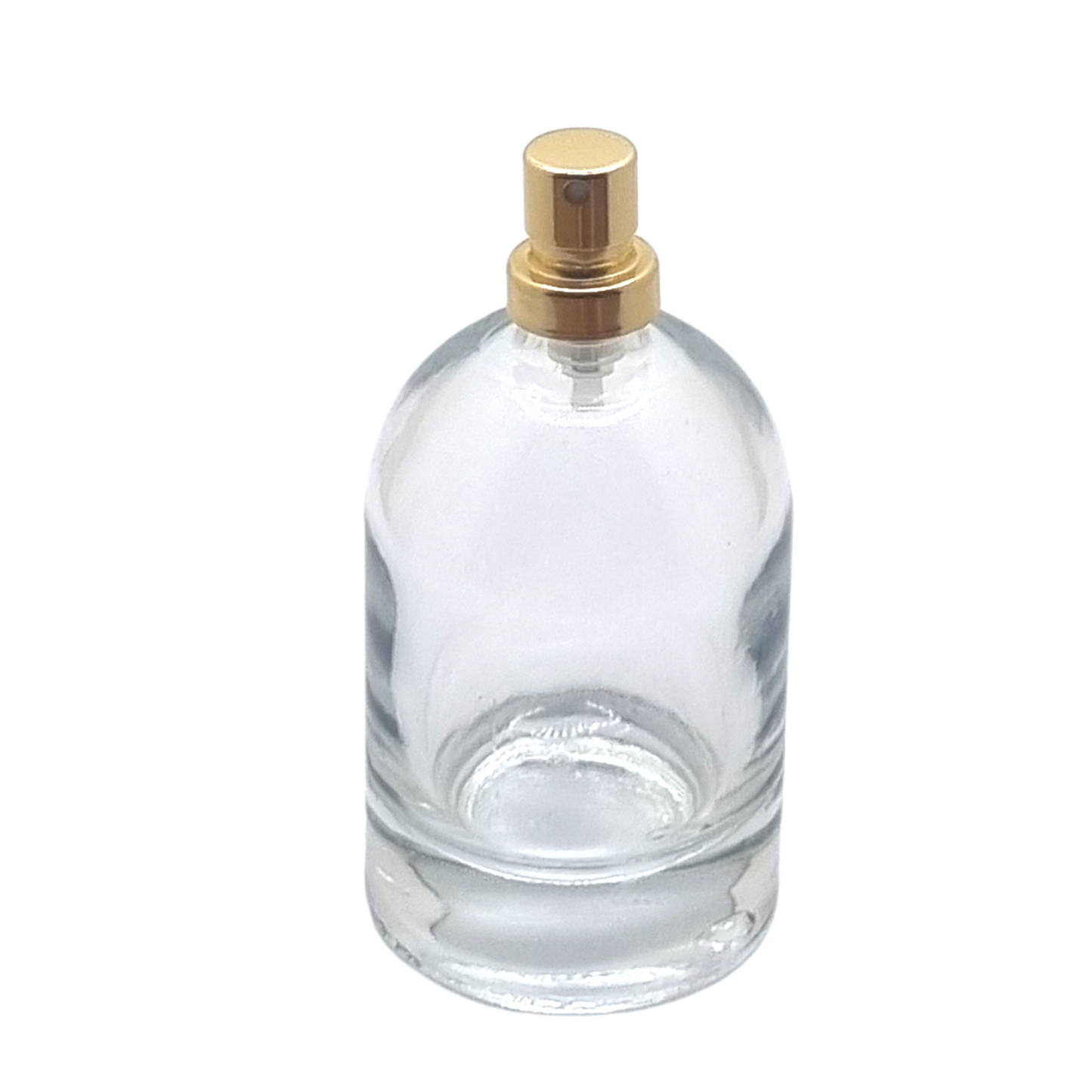 Bazille glass bottle 50ml with Gold Atomizer