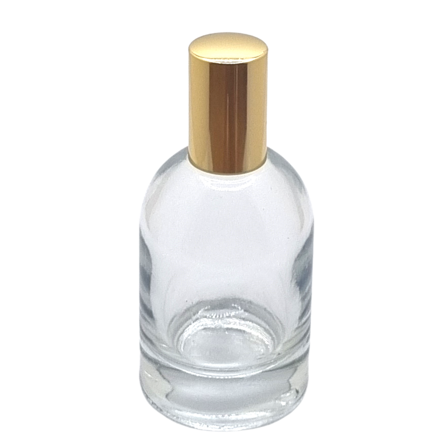 50ml Bazille glass bottle with gold over cap