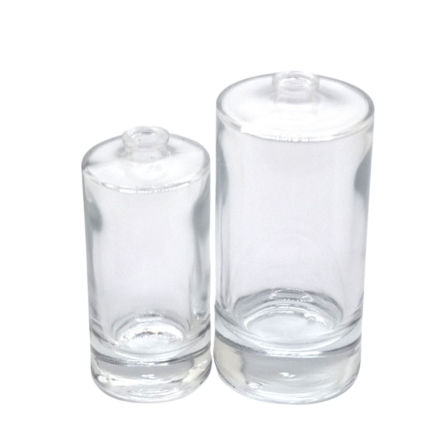 100ml Charlotte Clear Round Glass Bottle