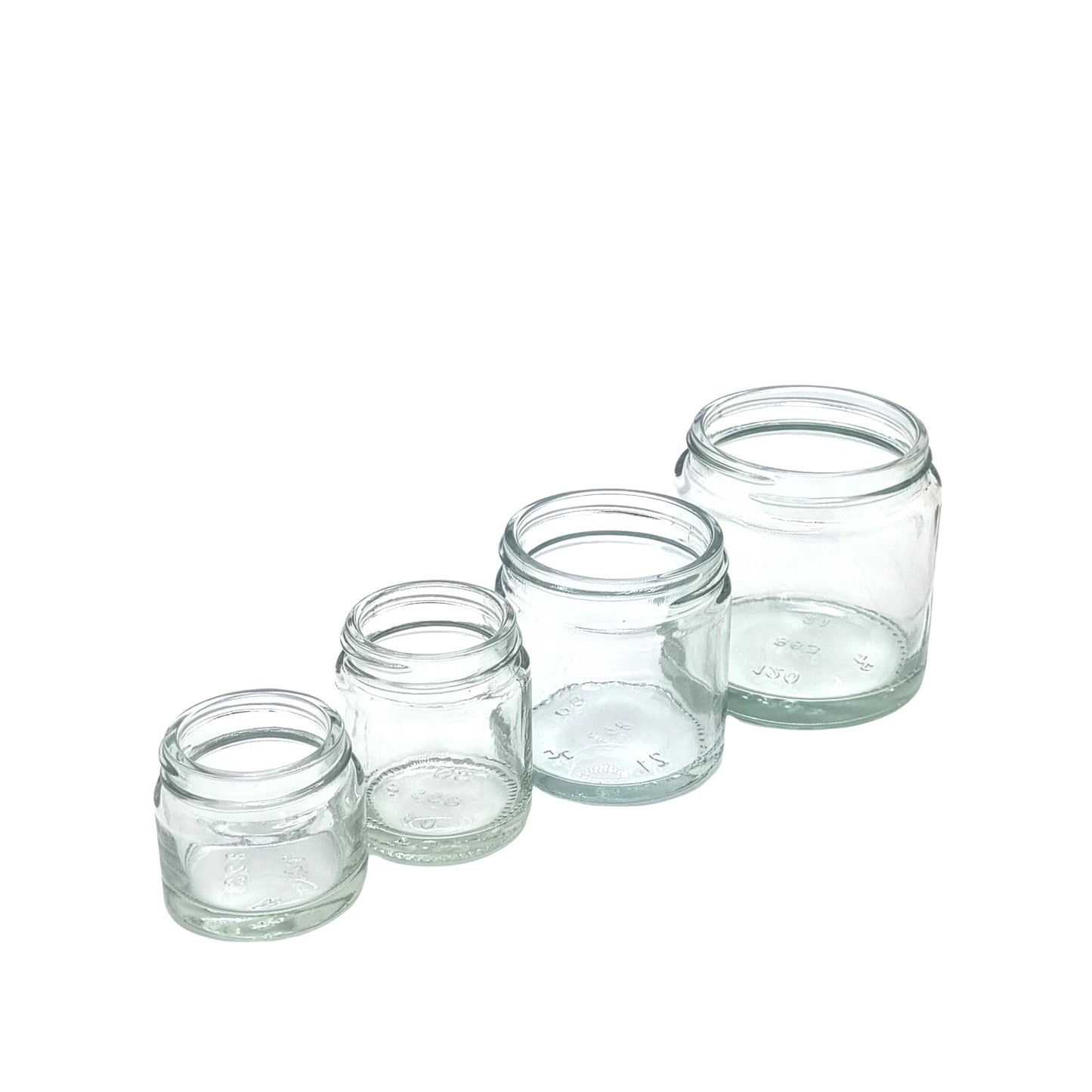 30ml Ointment Clear Round Glass Jar