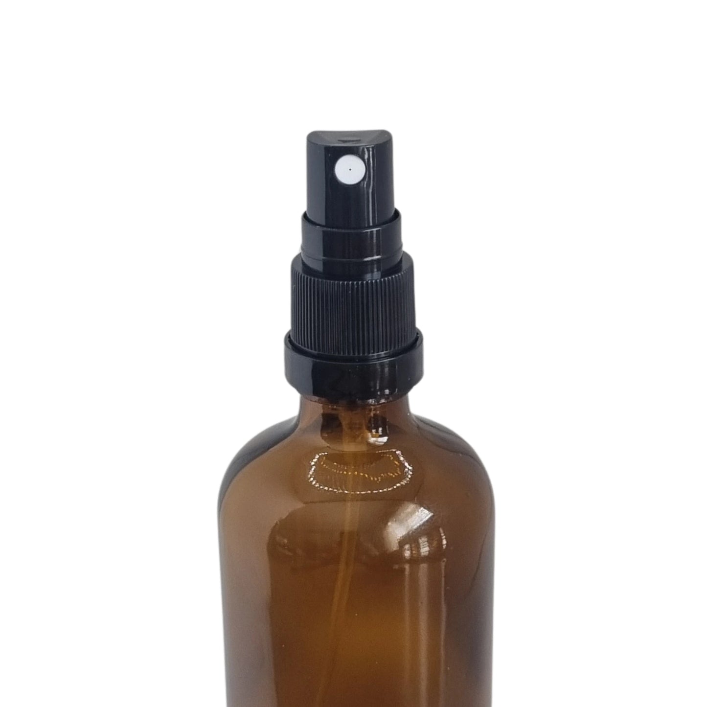 GL18 Black Tamper Evident Atomiser and Clear Over Cap, 100ml Dip Tube