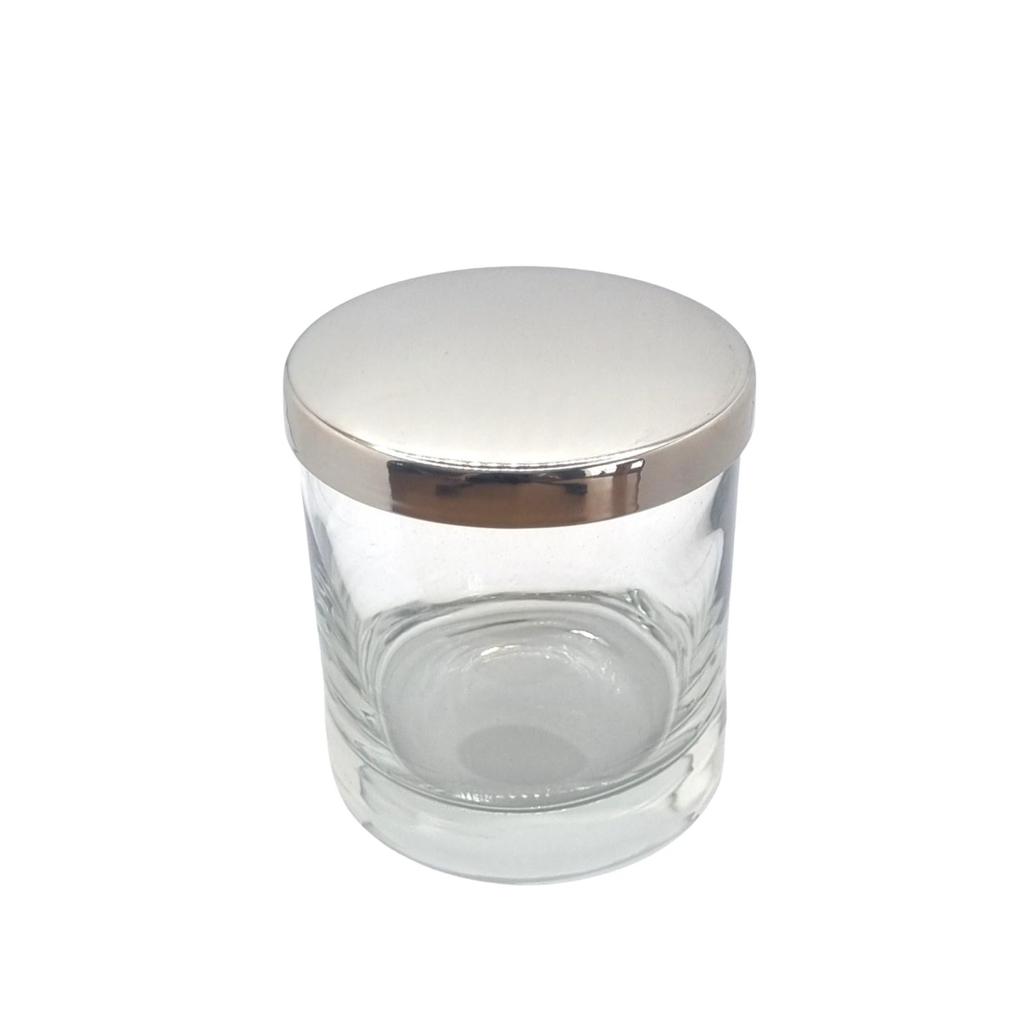38cl Island Clear Round Candle Glass