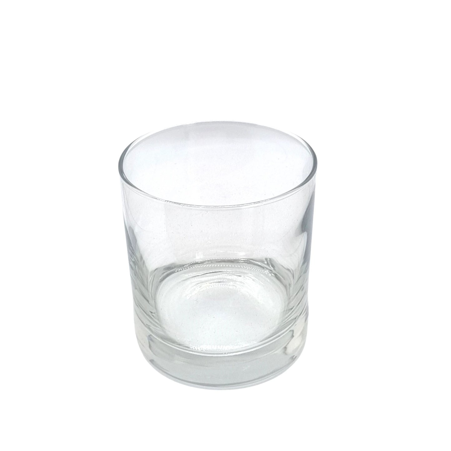 38cl Island Clear Round Candle Glass