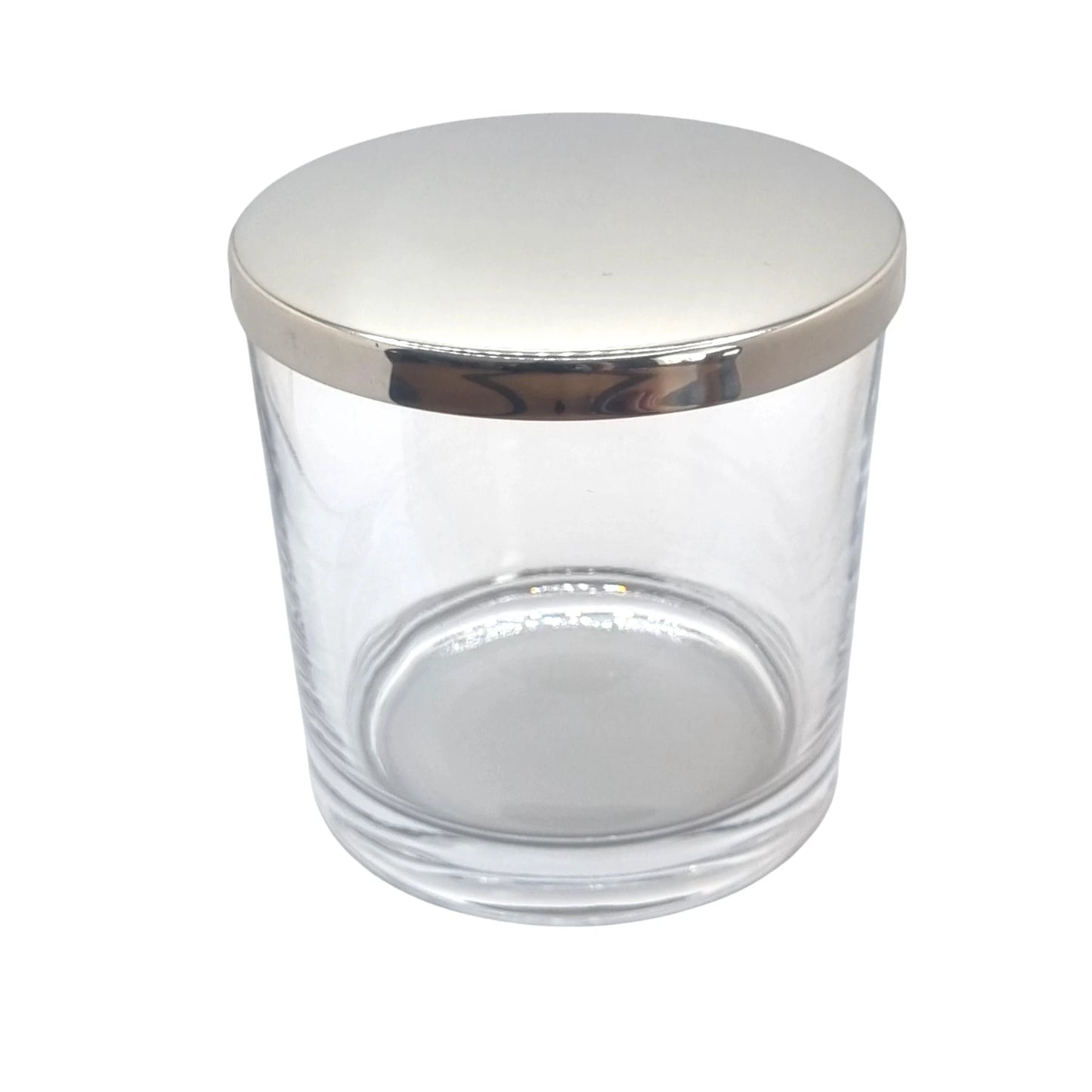 100cl Tank Clear Round Candle Glass