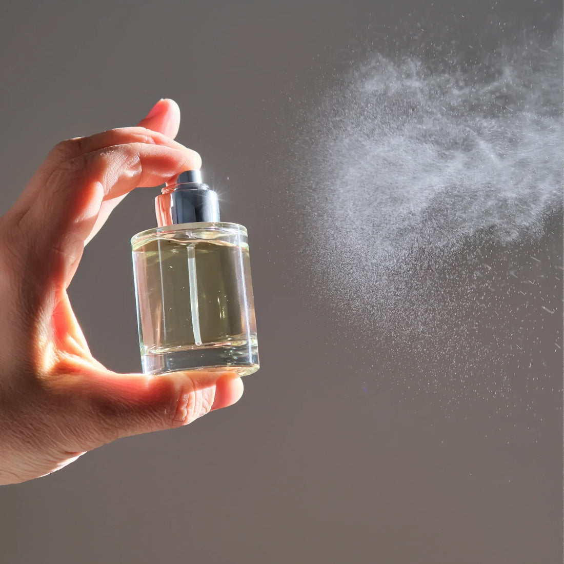 Glass room spray bottle