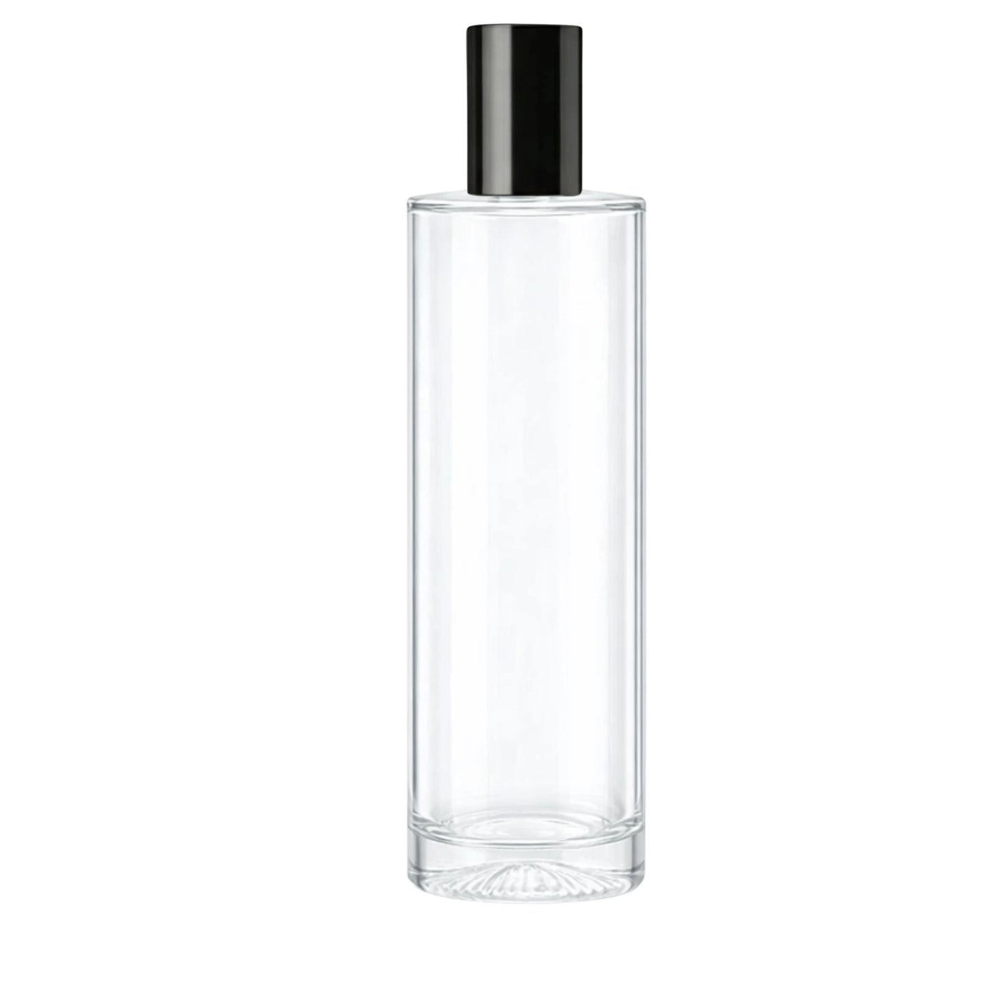 100ml Durer Clear Round Glass Bottle