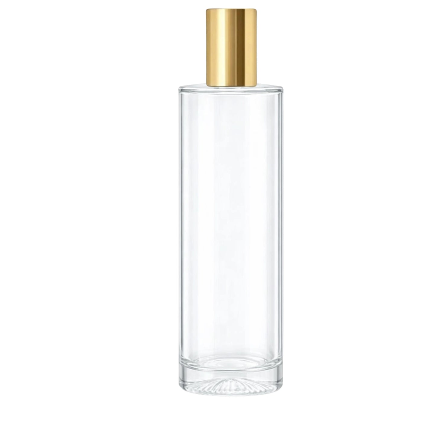 100ml Durer Clear Round Glass Bottle
