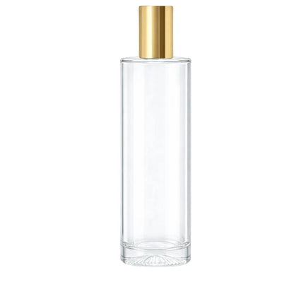 100ml Durer Clear Round Glass Bottle