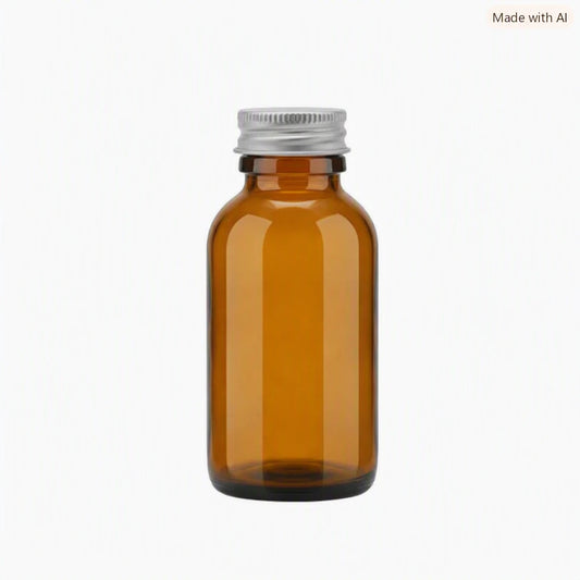 100ml Amber Boston Bottle