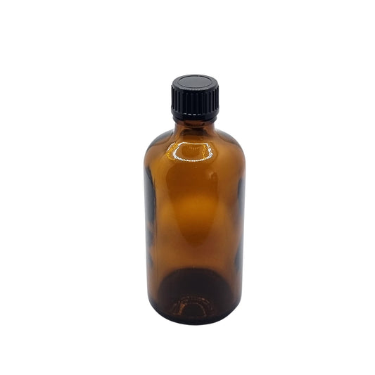 100ml Dropper Amber Round Glass Bottle