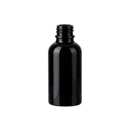 100ml Black Round Glass Dropper Bottle