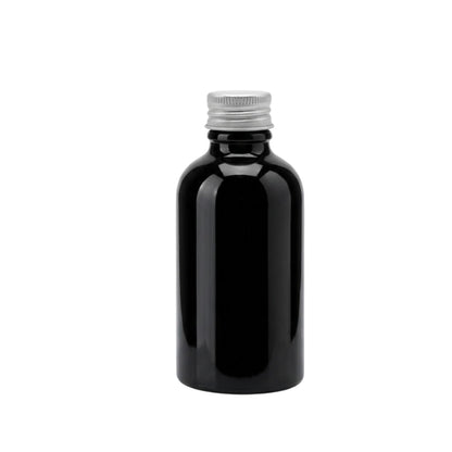100ml Black Round Glass Dropper Bottle