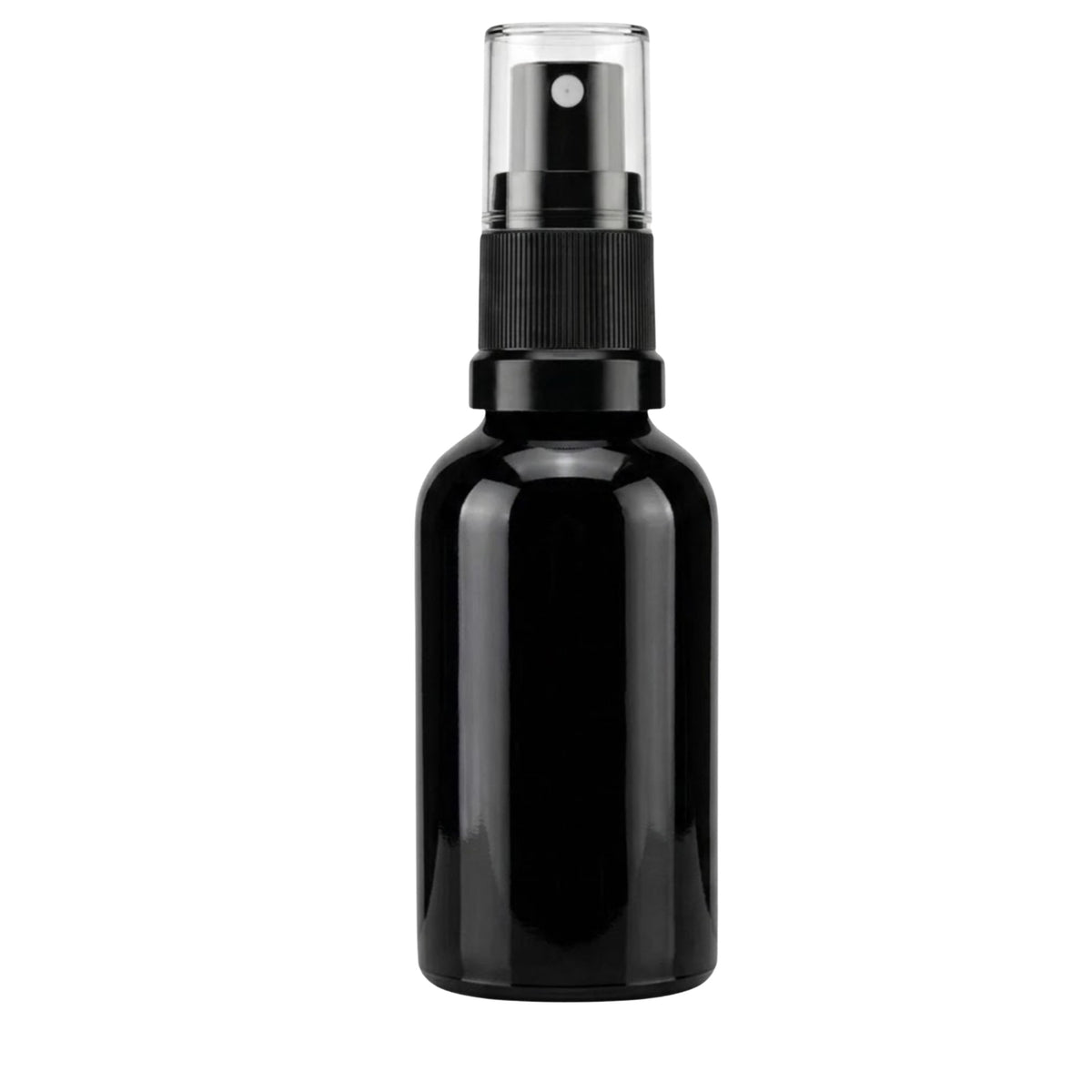 100ml Black Round Glass Dropper Bottle