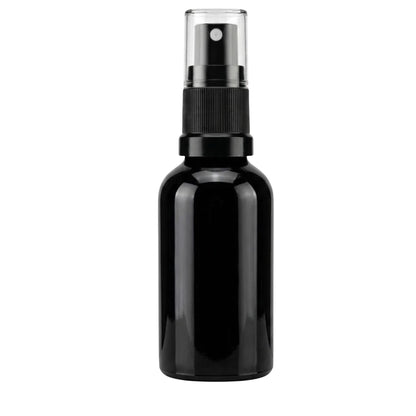 100ml Black Round Glass Dropper Bottle