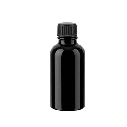 100ml Black Round Glass Dropper Bottle