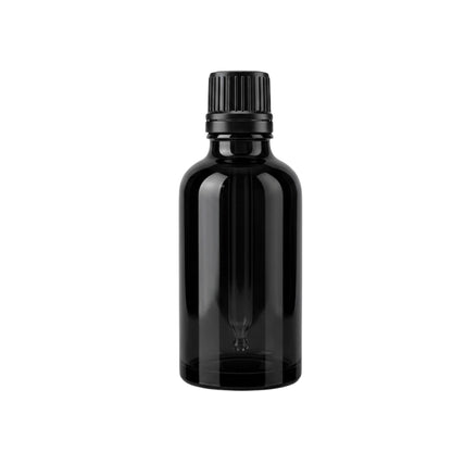 100ml Black Round Glass Dropper Bottle
