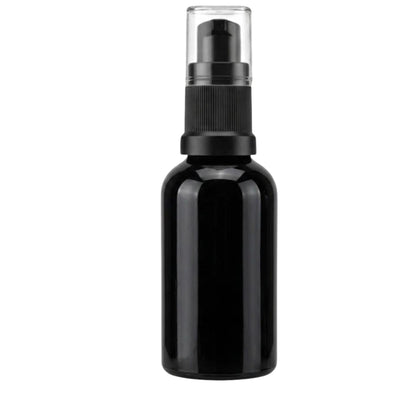 100ml Black Round Glass Dropper Bottle