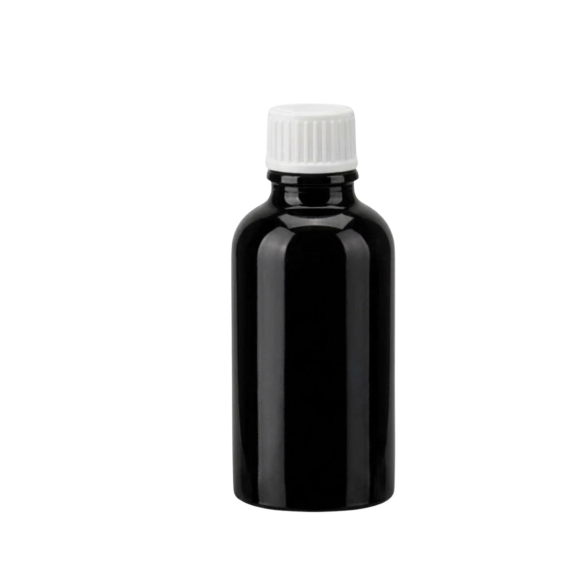 100ml Black Round Glass Dropper Bottle