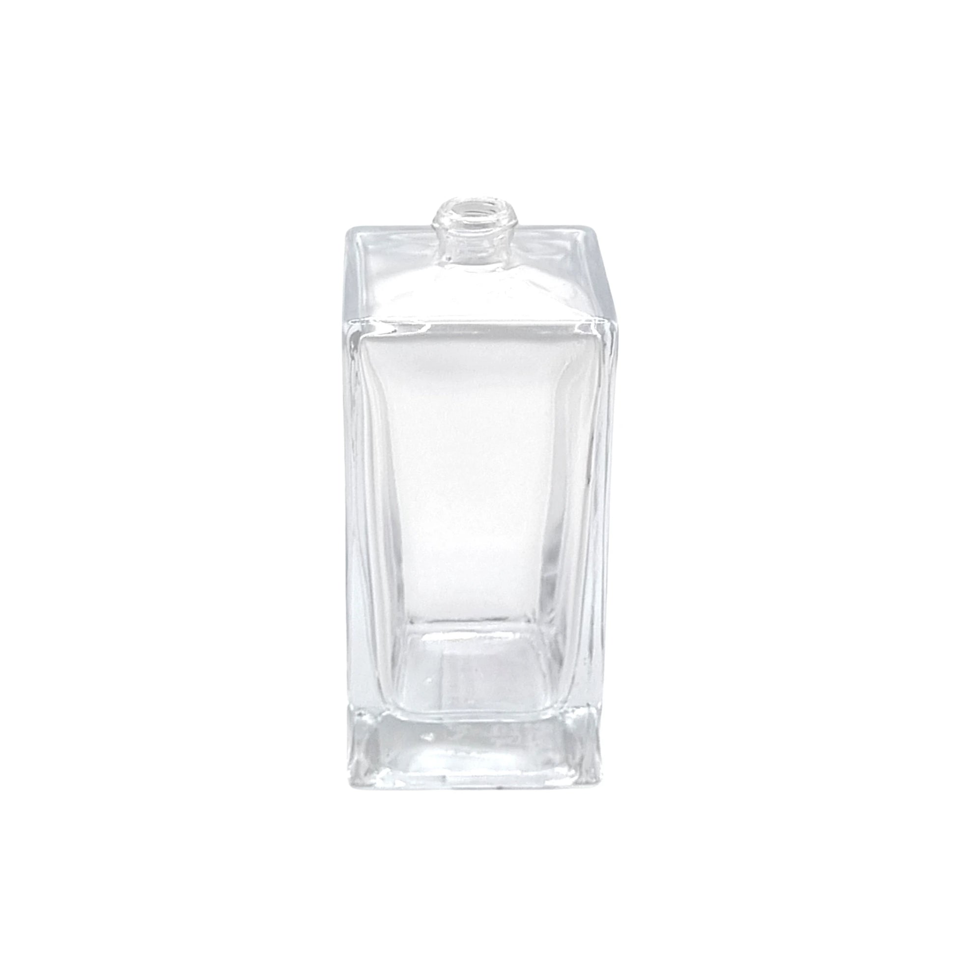 100ml Clayton Clear Square Glass Bottle