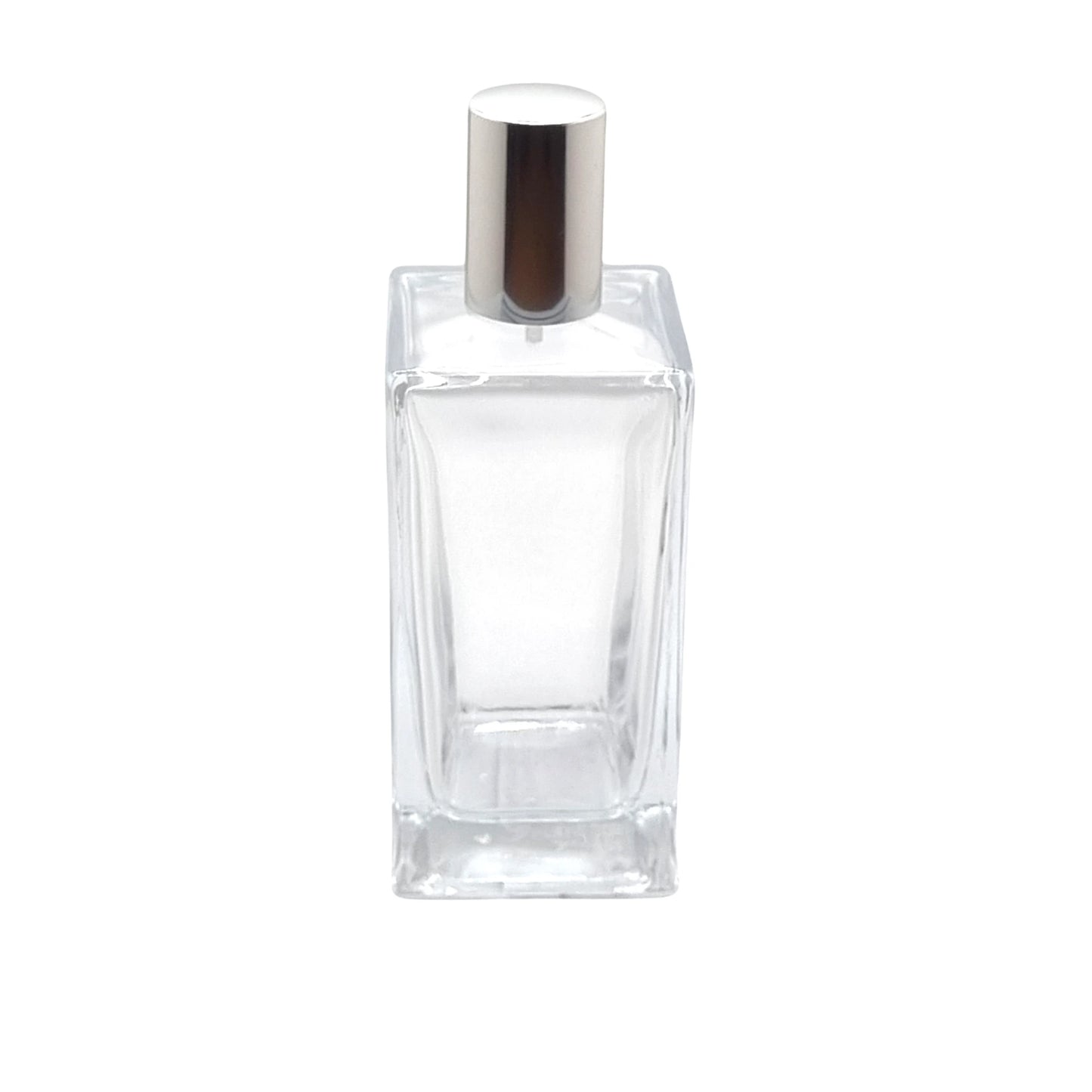 100ml Clayton Clear Square Glass Bottle