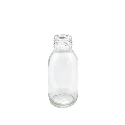 100ml Clear Alpha Glass Bottle