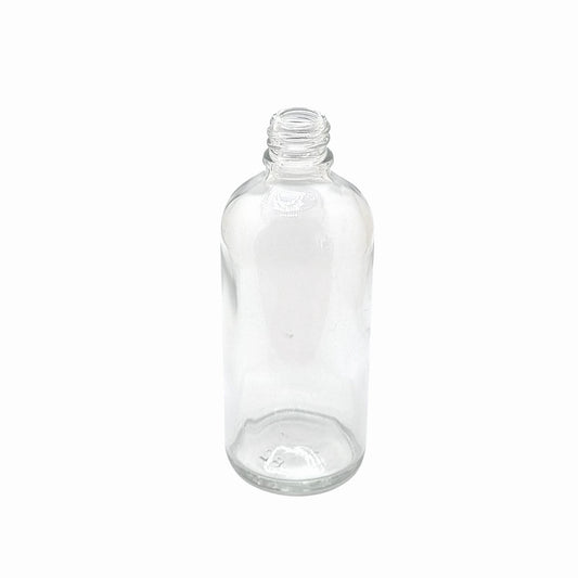100ml Dropper Clear Round Glass Bottle