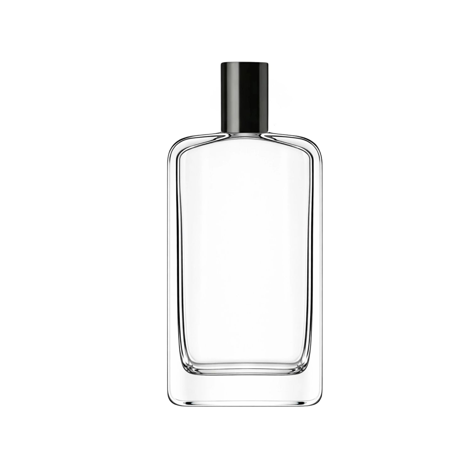 100ml Dali Clear Rectangle Glass Bottle