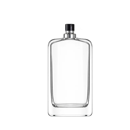 100ml Dali Clear Rectangle Glass Bottle