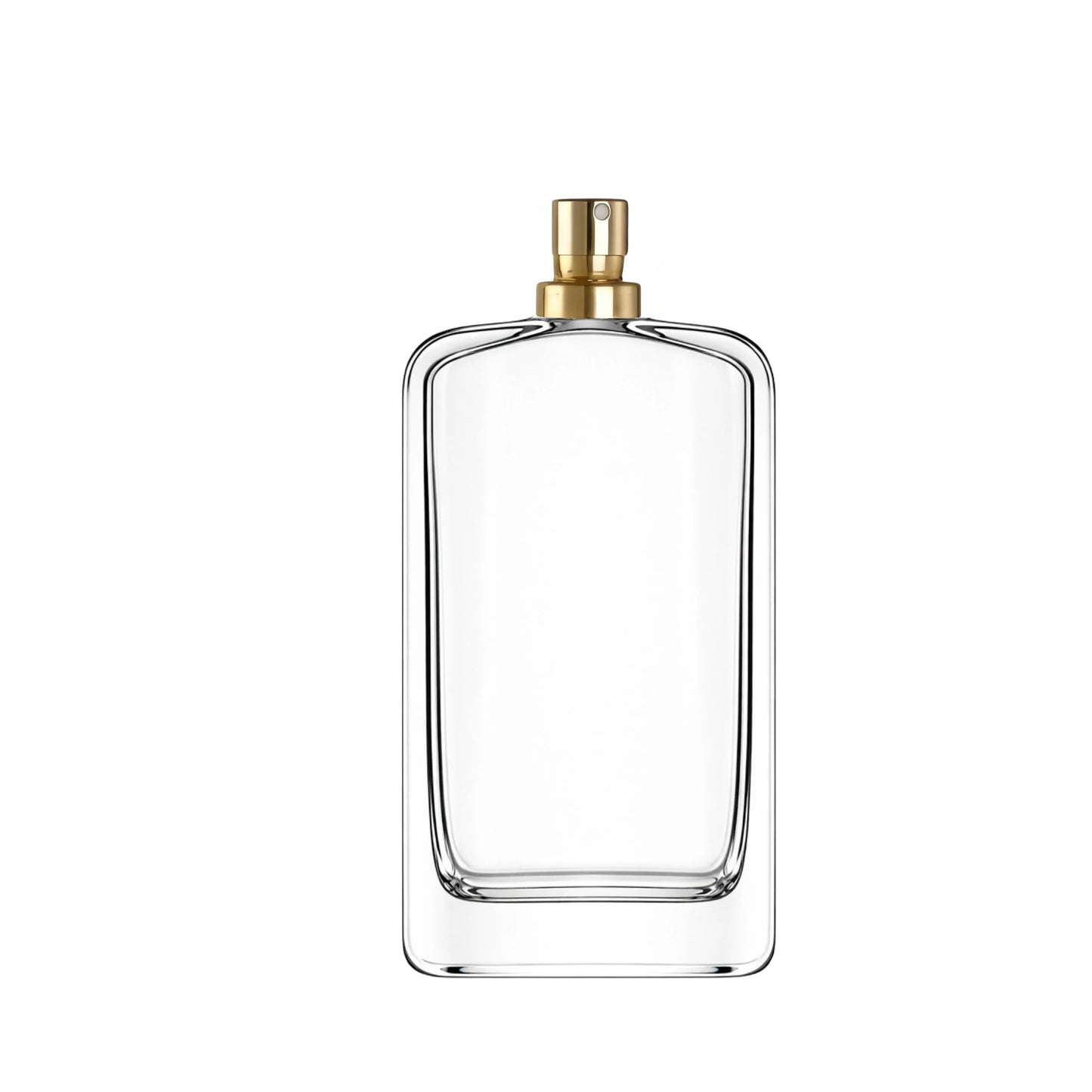 100ml Dali Clear Rectangle Glass Bottle