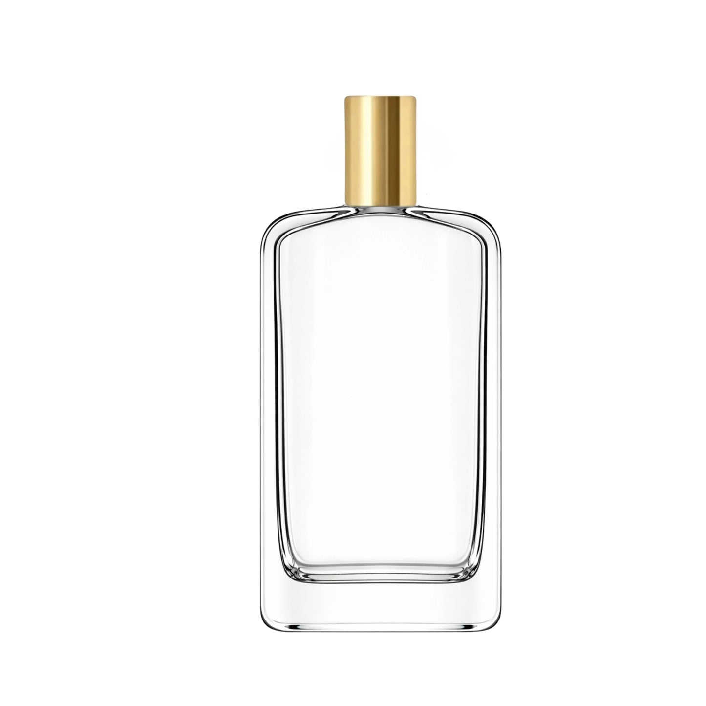 100ml Dali Clear Rectangle Glass Bottle