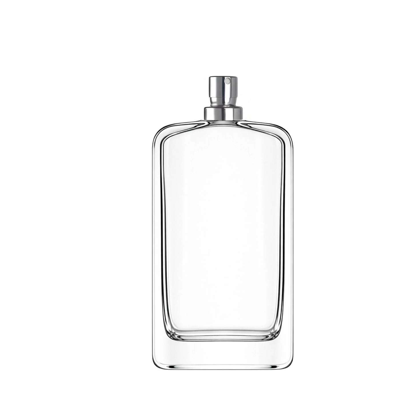 100ml Dali Clear Rectangle Glass Bottle
