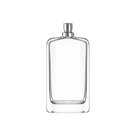 100ml Dali Clear Rectangle Glass Bottle
