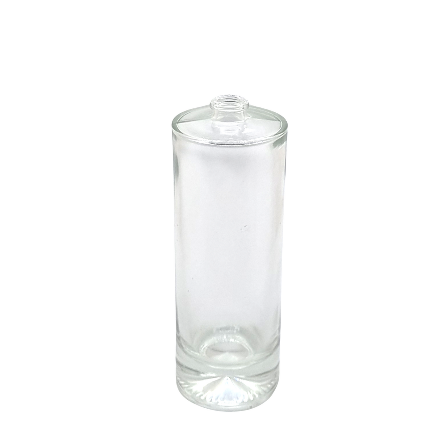 100ml Durer Clear Round Glass Bottle (Pallet Qty 2,592 Units)