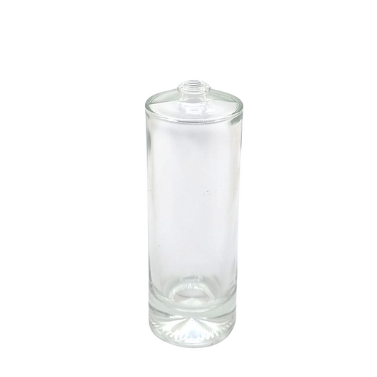 100ml Durer Clear Round Glass Bottle (Pallet Qty 2,592 Units)