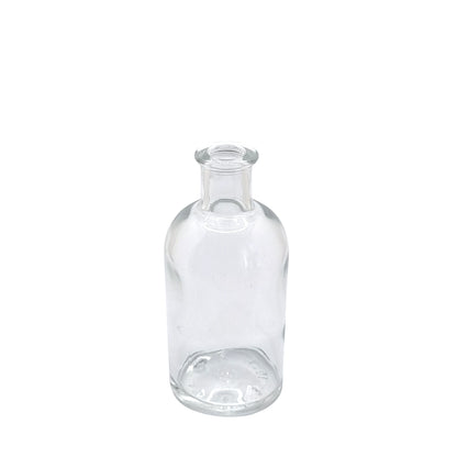 100ml Vecchia Clear Round Glass Bottle