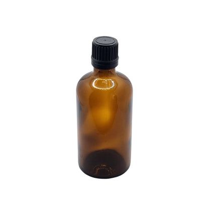 100ml Dropper Amber Round Glass Bottle