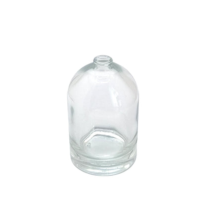 100ml Bazille Clear Round Glass Bottle