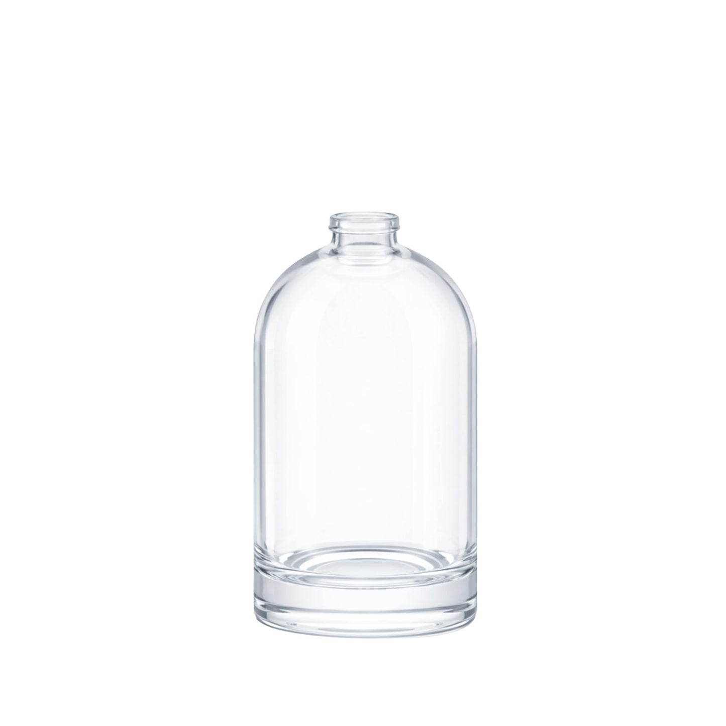 100ml Bazille Clear Round Glass Bottle