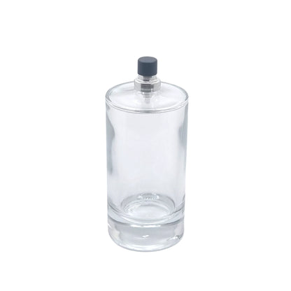 100ml Charlotte Clear Round Glass Bottle