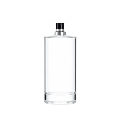 100ml Charlotte glass bottle with black atomiser