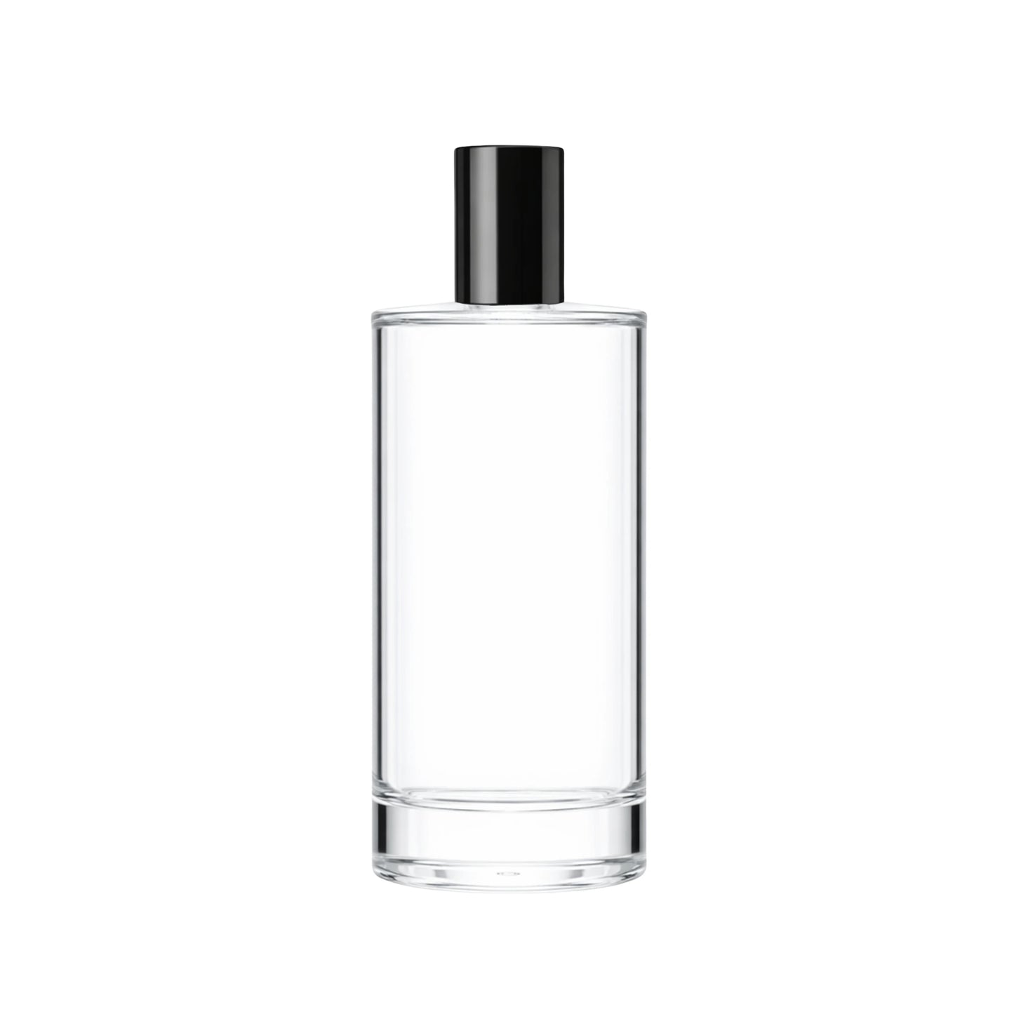 100ml Charlotte glass bottle with black cap