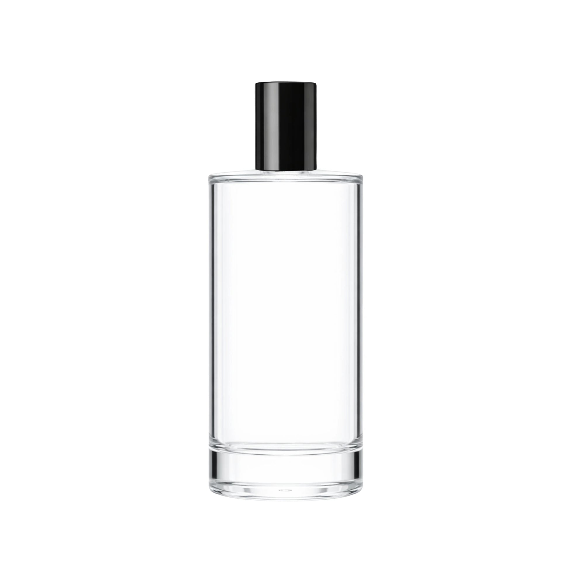 100ml Charlotte glass bottle with black cap