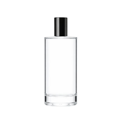 100ml Charlotte glass bottle with black cap